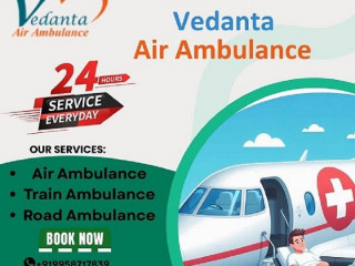 take-vedanta-air-ambulance-service-in-siliguri-with-superb-medical-device-at-lowest-price